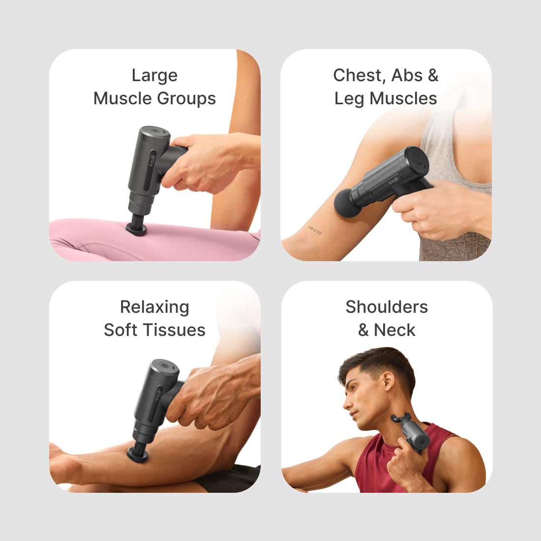 Cult Impact Deep tissue massage gun, 3000mAh battery