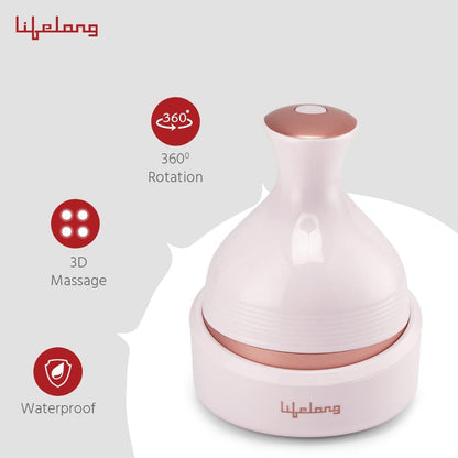 Lifelong LLM225 Rechargeable Head, Scalp Full Body Pain Relief Massager