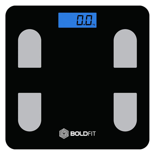 Boldfit Weight Machine for Home for Human Body with LCD Display Max Weight Capacity 180Kgs
