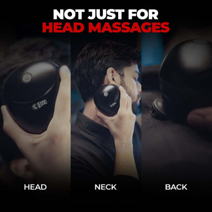 Beardo Stress Buster Electric Scalp Massager | Hair & Head Massager For Scalp with 3 Speed Modes | 120 mins Runtime