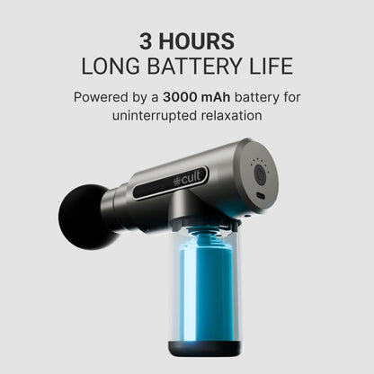 Cult Impact Deep tissue massage gun, 3000mAh battery