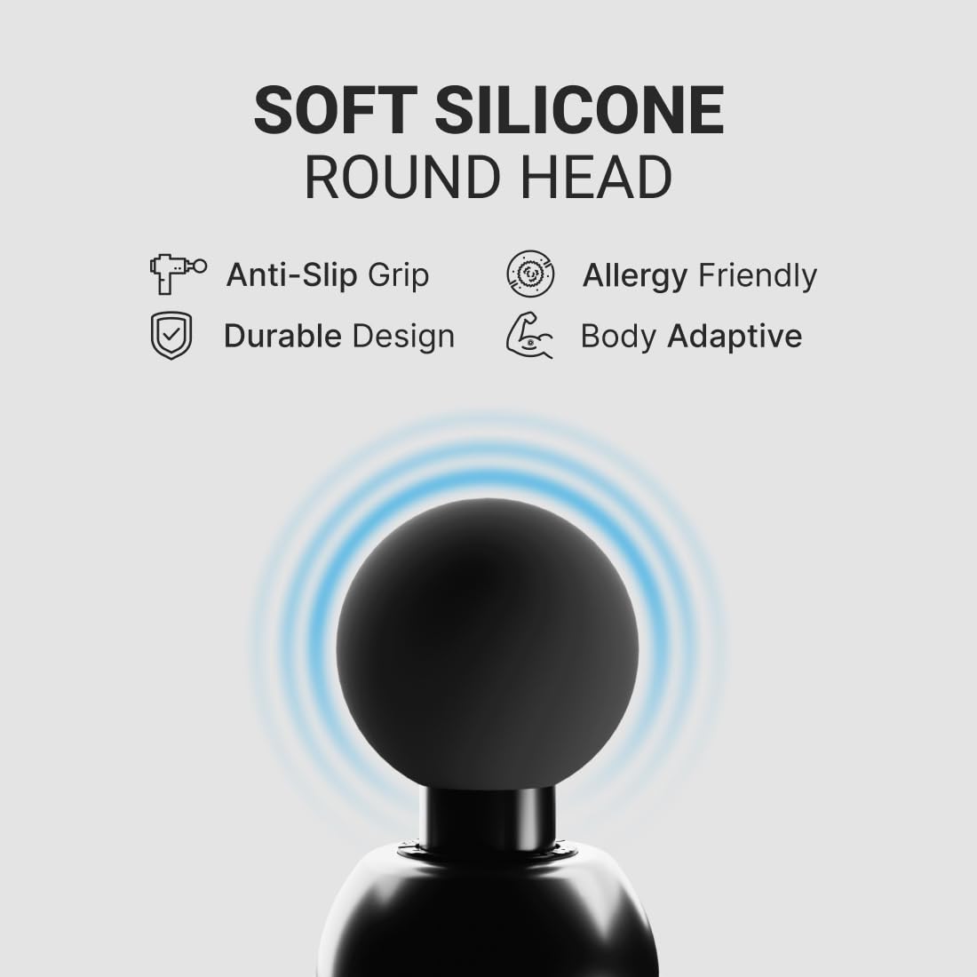 Cult Volt Neo Gun massager Silicone Head, 4000mAh Battery