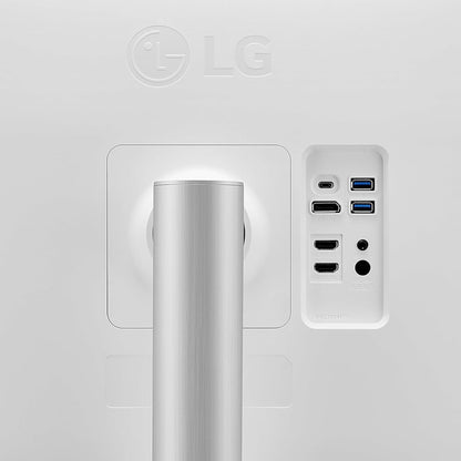 LG 27UP850K 68.58 cm (27 Inch) 4K UHD IPS Display (3840x2160), VESA DisplayHDR 400, 95% DCI-P3, USB Type-C,HDMI, MaxxAudio, Integrated Mac Controls, HAS Stand - White