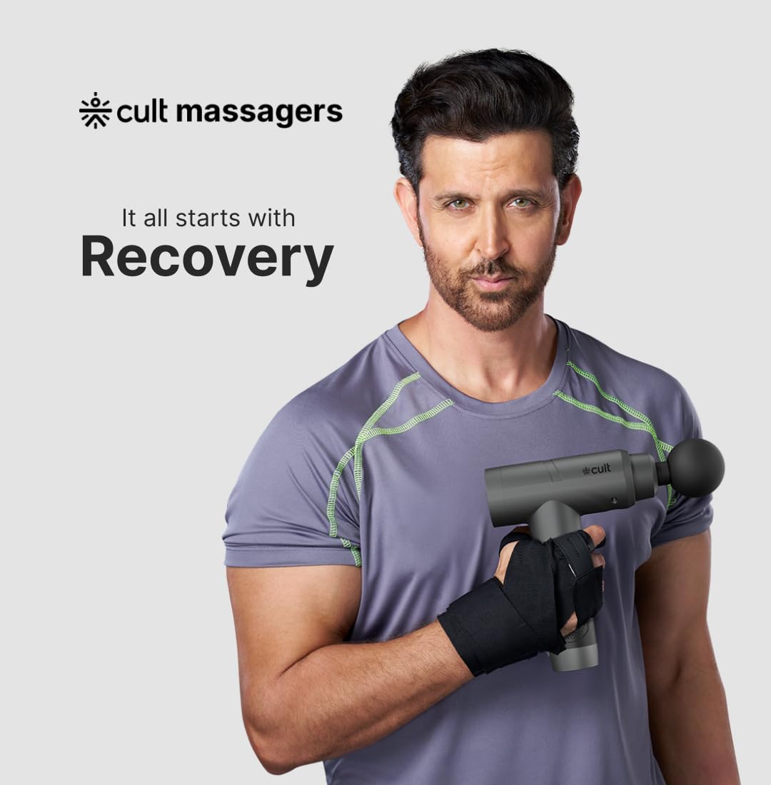 Cult Impact Pro Gun Whole_Body Massager, 4500Mah Battery