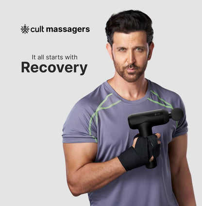 Cult Volt Neo Gun massager Silicone Head, 4000mAh Battery