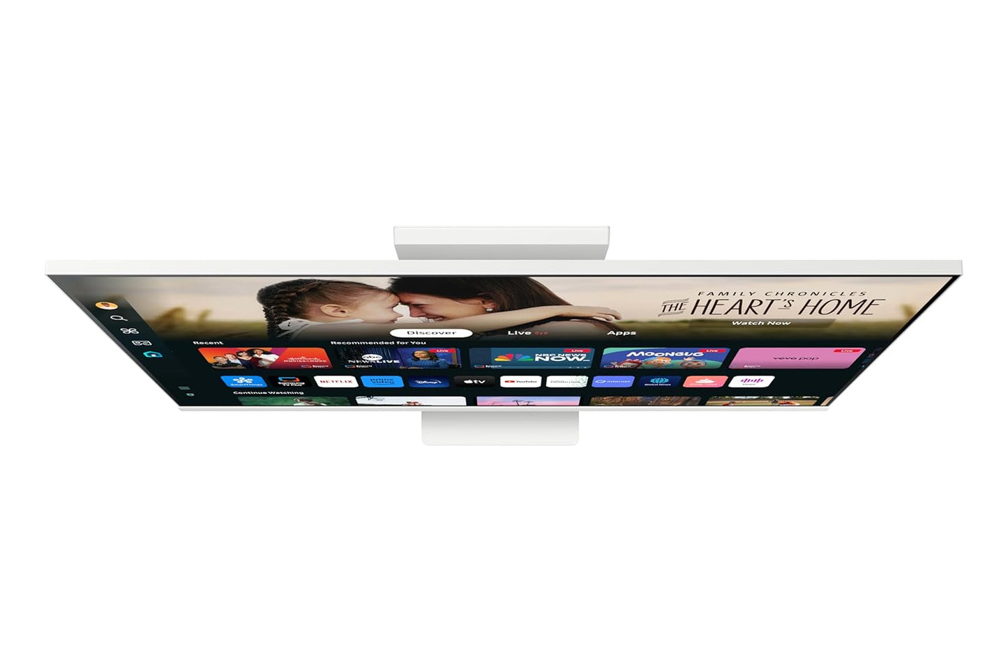 Samsung 32" (80cm) M8 4K Smart Monitor with Slim Fit Camera|UHD 3840x2160|Type-C 65W|4K AI Upscaling|OTT Apps|Office 365|Solar Remote|Wi-Fi|Bluetooth|HAS Pivot Stand|LS32DM801UWXXL|White