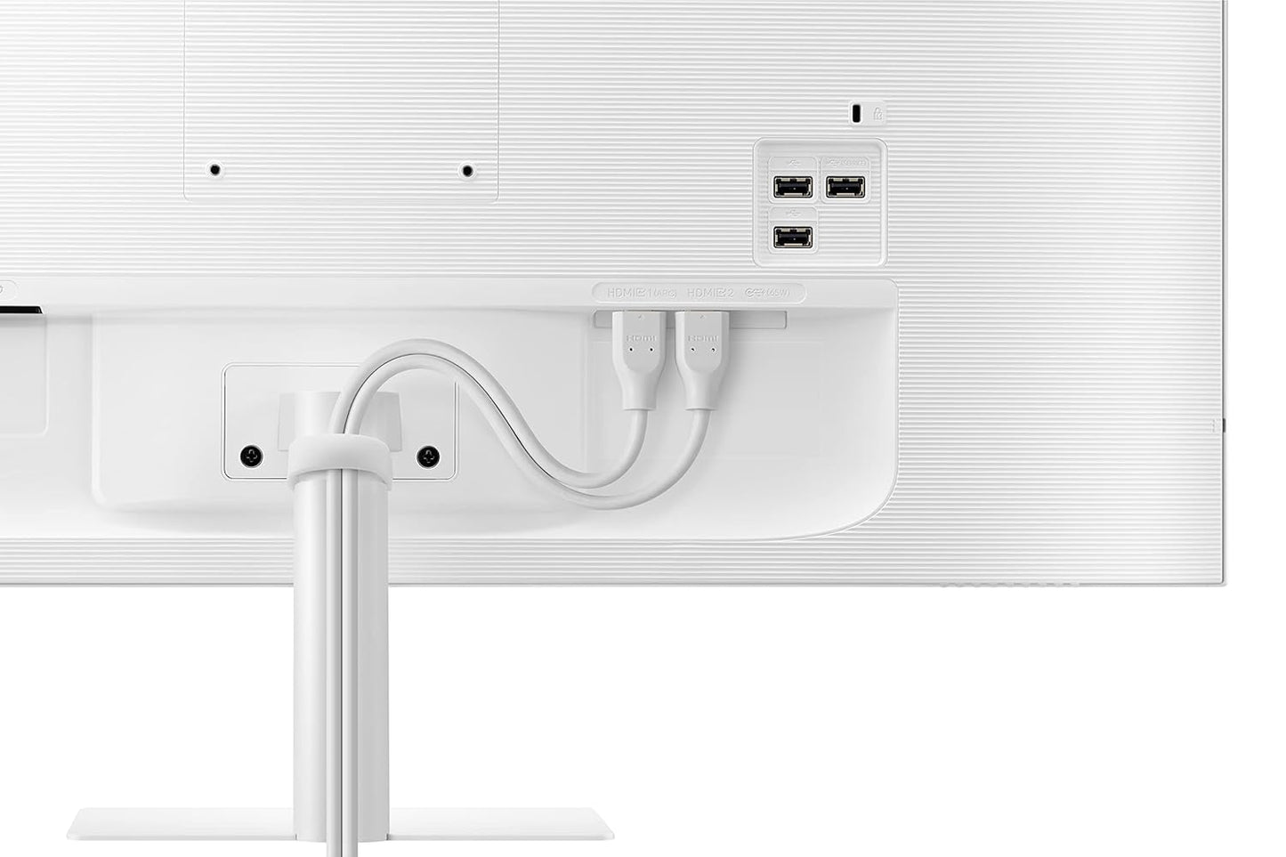 Samsung 32-inch(80cm) M7 4K UHD Smart 3,840 x 2,160 Monitor, Type-C, Smart TV apps, TV Plus, Office 365, Apple Airplay, Dex, Bluetooth, IOT, Remote (LS32BM701UWXXL, White)