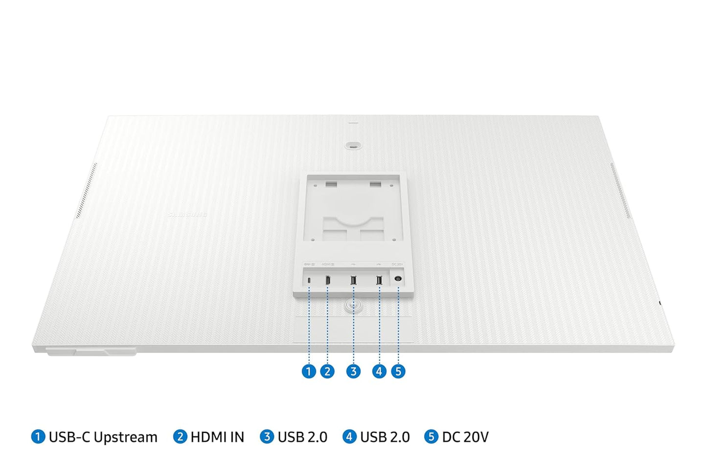Samsung 32" (80cm) M8 4K Smart Monitor with Slim Fit Camera|UHD 3840x2160|Type-C 65W|4K AI Upscaling|OTT Apps|Office 365|Solar Remote|Wi-Fi|Bluetooth|HAS Pivot Stand|LS32DM801UWXXL|White
