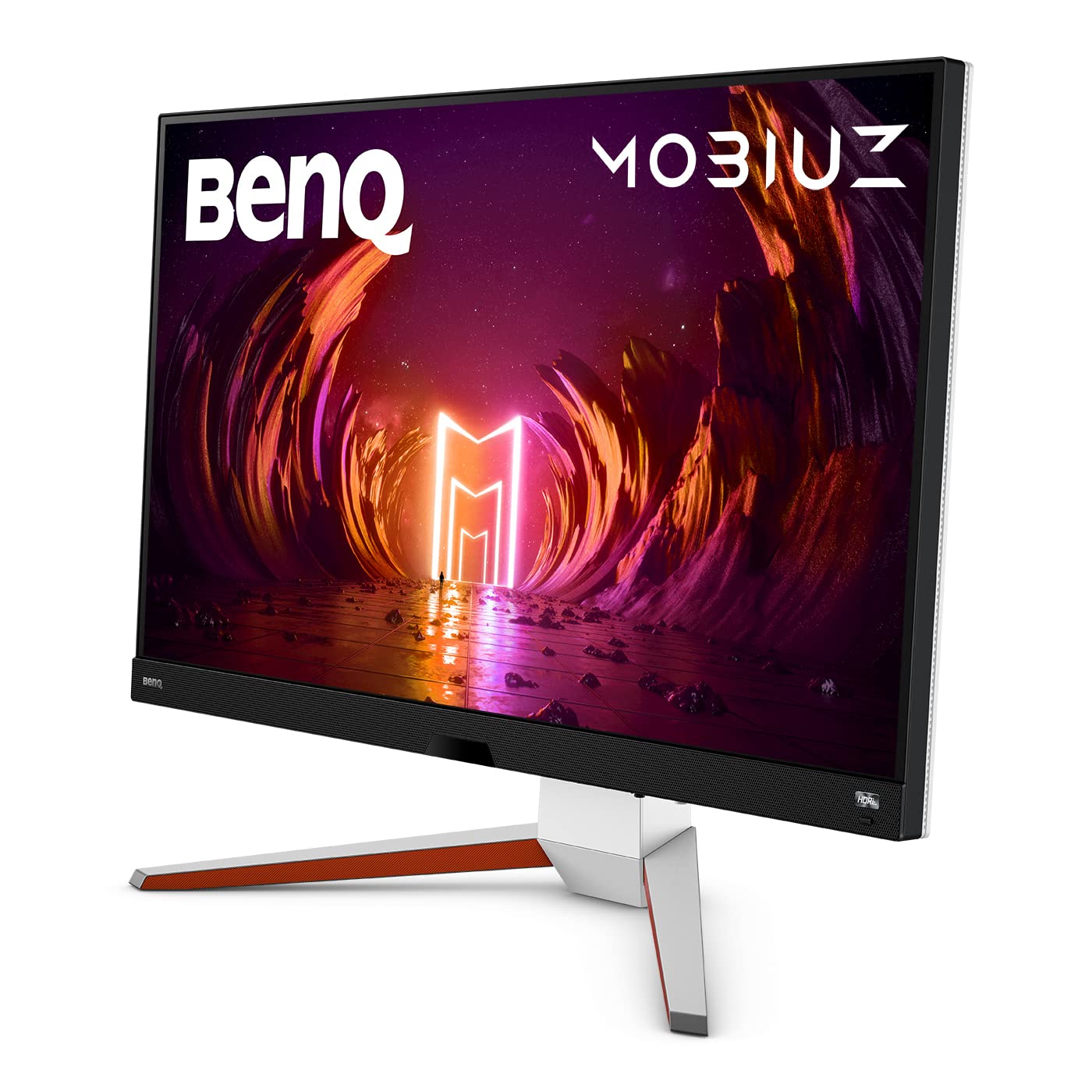 BenQ MOBIUZ EX3210U 32" 4K UHD IPS Gaming Monitor| 144Hz| 1ms MPRT| PS5 Compatible| FreeSync Premium Pro| HDMI 2.1| 98% DCI-P3| VESA DisplayHDR600|DP|USB Hub| Remote (White)