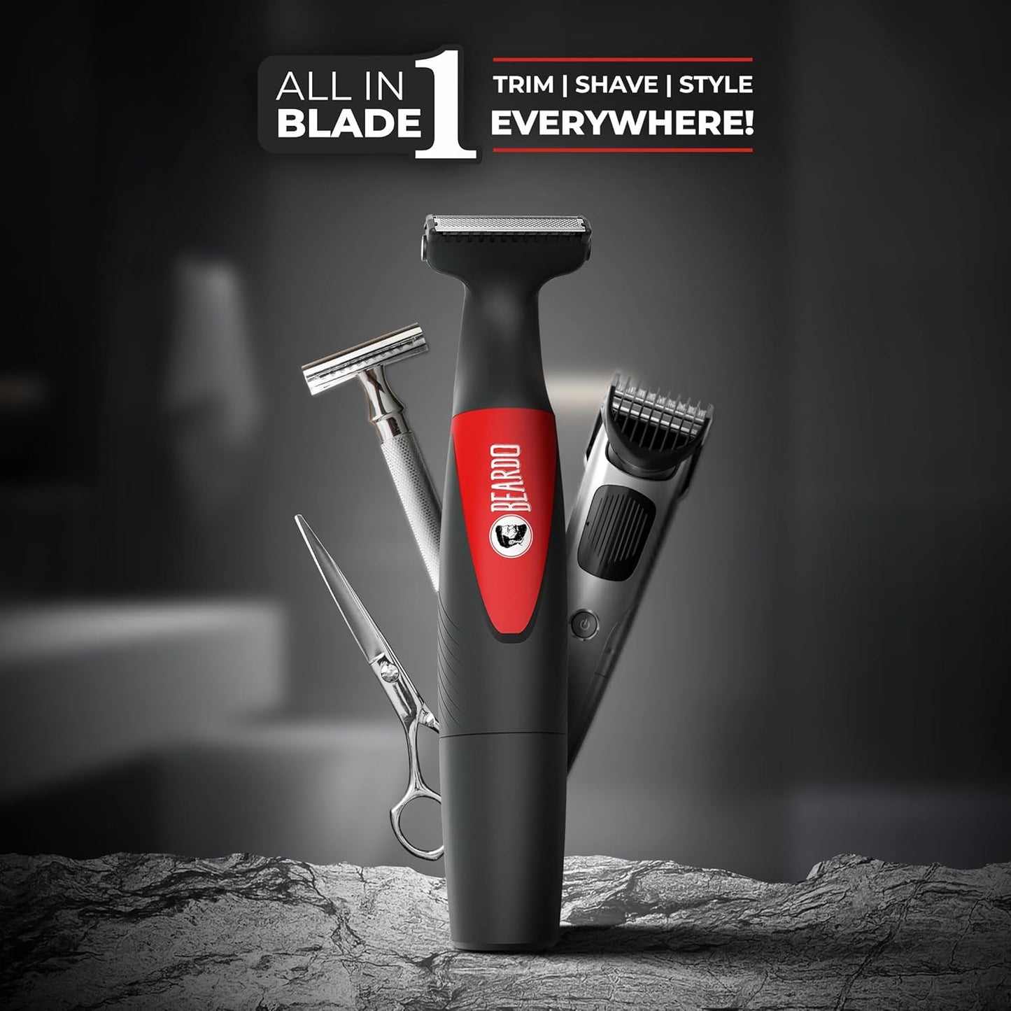 Beardo I Blade Trimmer for men | No Nicks and Cuts | Electric Shaver