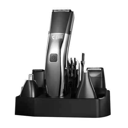Beardo Chrome Beast Multipurpose Full Body Groomer Trimmer Set For Men | 40 Length Settings | 8 attachments |90 min. run time | All-in-1 trimmer