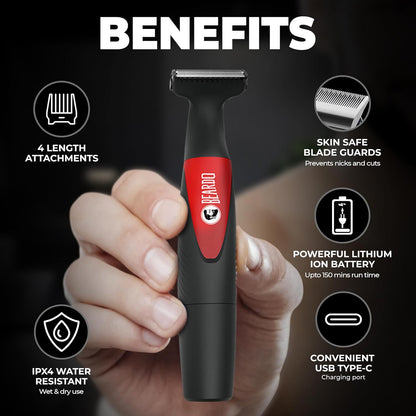Beardo I Blade Trimmer for men | No Nicks and Cuts | Electric Shaver