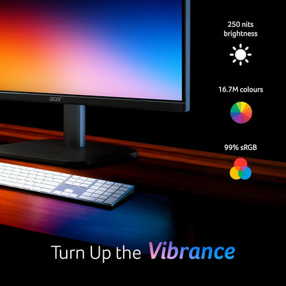 acer EK220Q J0 21.5 Inch Full HD VA Panel Monitor | 120Hz Refresh | Black