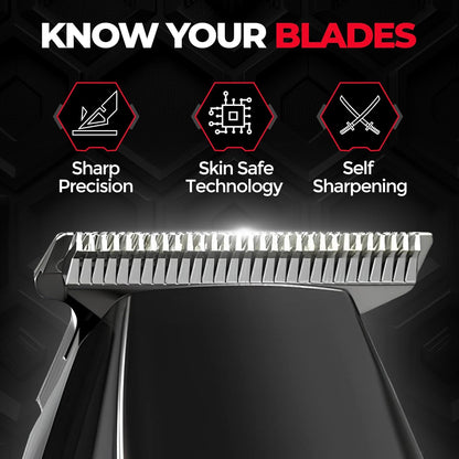 Beardo Apex Go Trimmer for Men - 80-Min Run Time