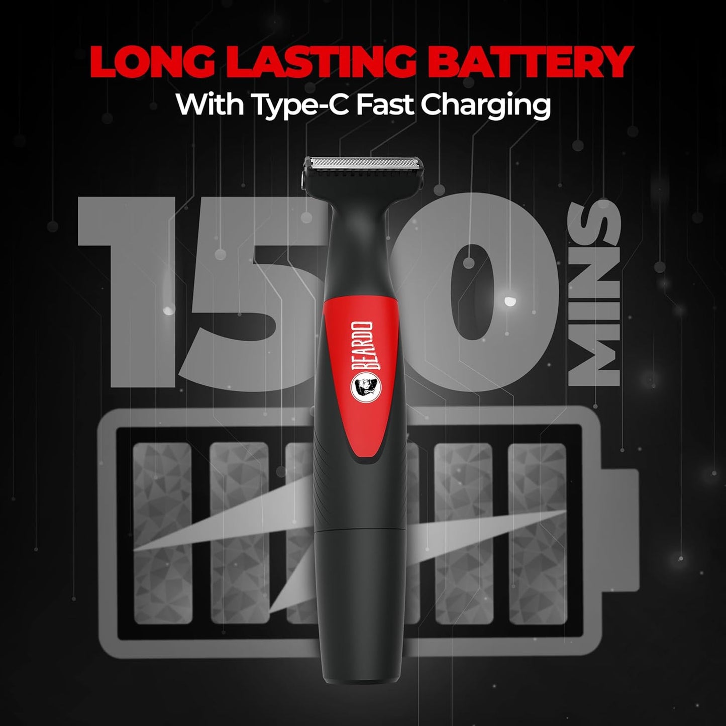 Beardo I Blade Trimmer for men | No Nicks and Cuts | Electric Shaver