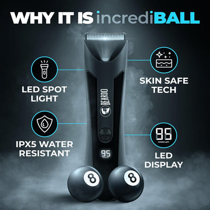 Beardo incrediBALL Trimmer for Men | Ball Trimmer for Men with Skin Safe Tech