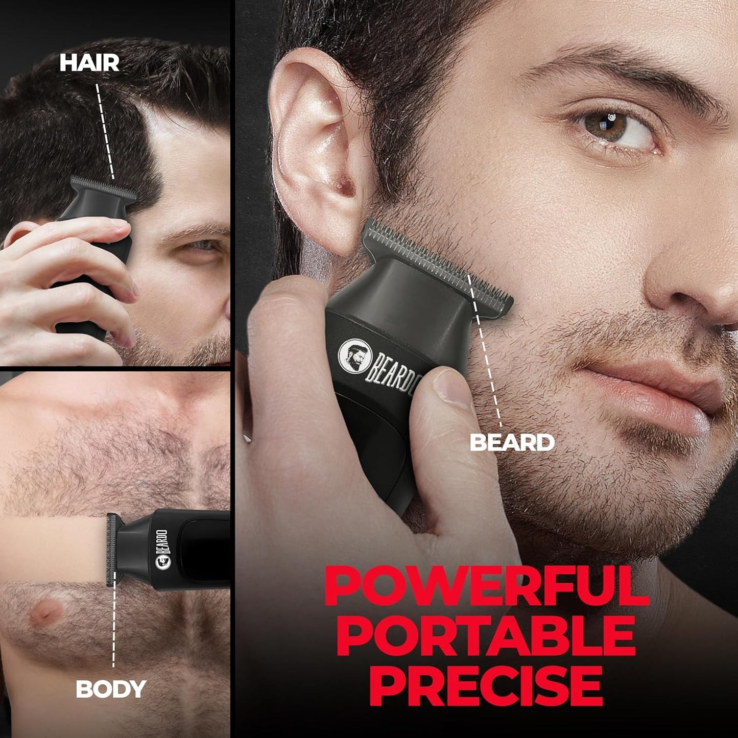 Beardo Apex Go Trimmer for Men - 80-Min Run Time