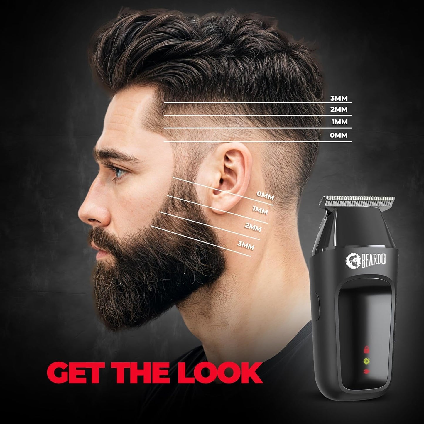 Beardo Apex Go Trimmer for Men - 80-Min Run Time