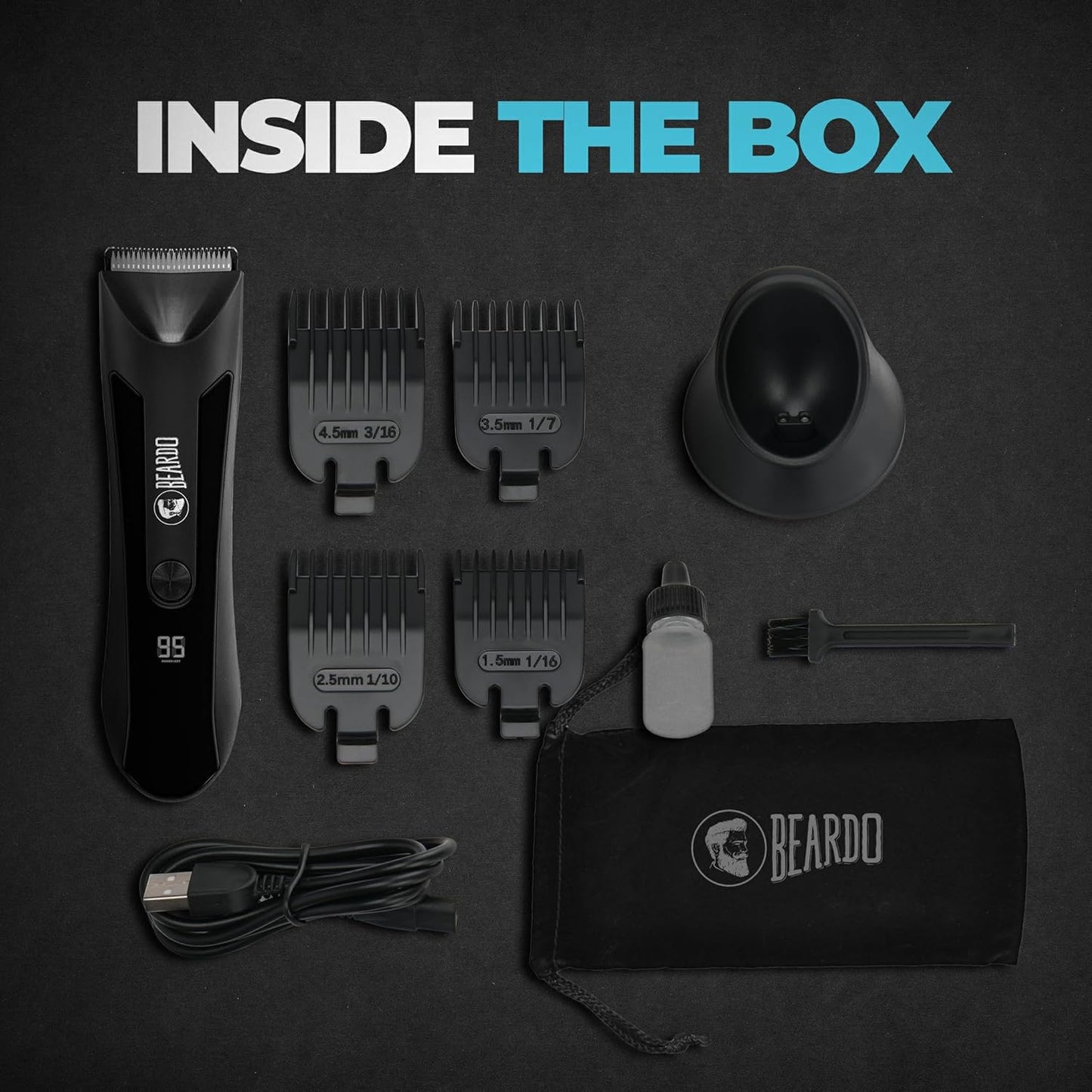 Beardo incrediBALL Trimmer for Men | Ball Trimmer for Men with Skin Safe Tech
