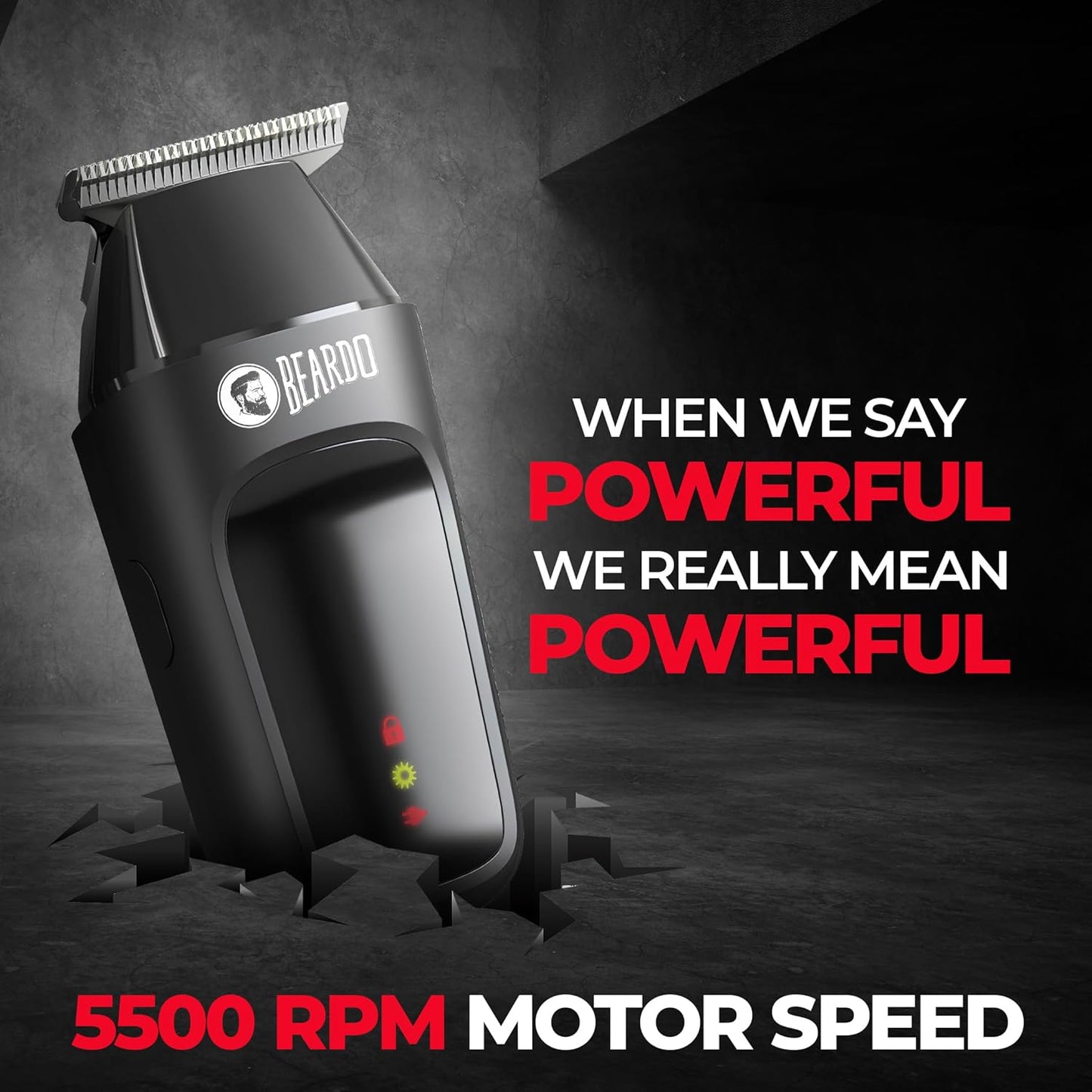 Beardo Apex Go Trimmer for Men - 80-Min Run Time