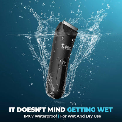 Beardo Ball Safe Pro Trimmer | Intimate Trimmer for Men | IPX7 Waterproof | Safe Ceramic Blades | 90 Min Runtime