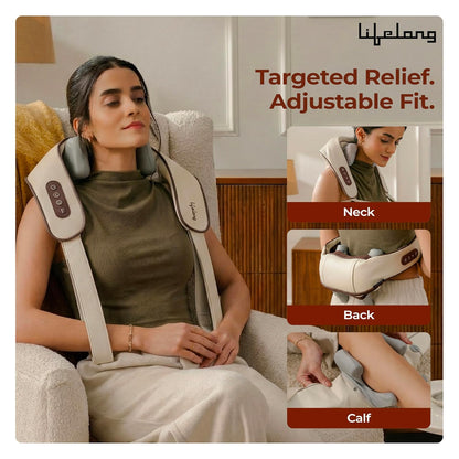 Lifelong Manual Dual Pressure Cervical Neck Shoulder Legs Waist Muscles Pain Relief