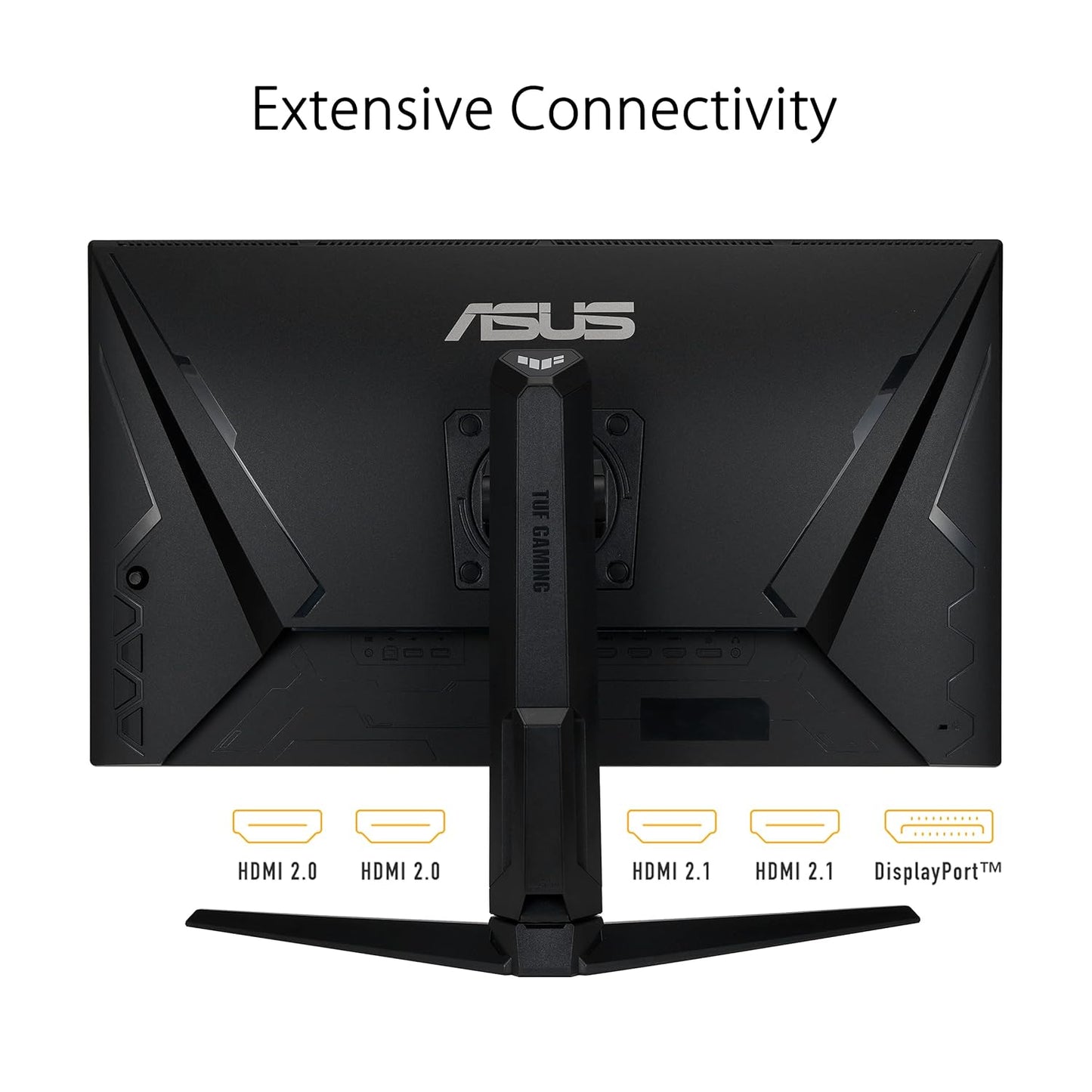 ASUS Tuf Gaming Vg28Uql1A, 28 Inch (71.12 Cm) 4K Hdmi 2.1 Gaming Led Monitor 28 Inch Uhd 4K 3840 X 2160 Pixels, Fast IPS, 144Hz, Hdmi 2.1, Dsc, Free-Sync Premium, G-Sync