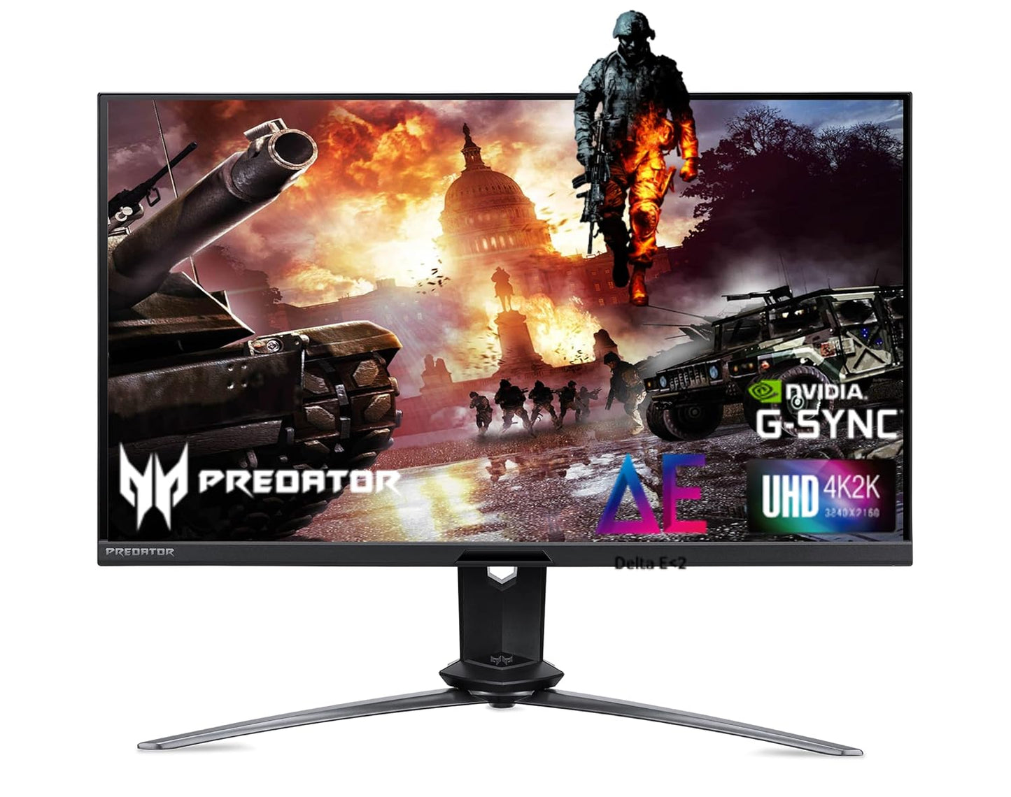acer Predator X28 28 Inch (71.12 Cm) UHD 3840 X 2160 Pixels 0.2 Ms 152Hz (Overclock) Nvidia G-Sync Gaming LCD Monitor with LED Back Light I Vesa Display HDR 400 I IPS Agile Splender Display I (Black)