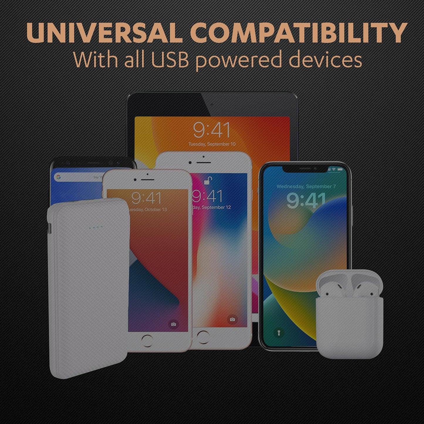 Duracell 20000 MAH Slimmest Power Bank with 1 Type C PD and 2 USB A Port, 22.5W Fast Charging