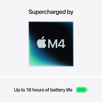 Apple 2025 MacBook Air (13-inch, Apple M4 chip with 10-core CPU and 10-core GPU, 16GB Unified Memory, 512GB) - Sky Blue