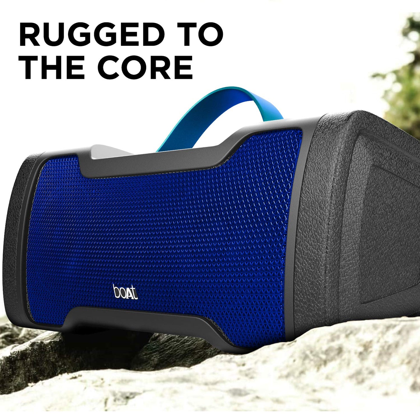 Boat Stone 1000 14W Bluetooth Speaker with 8 Hours Playback, Bluetooth v5.0, IPX5 Water Resistance(Blue)