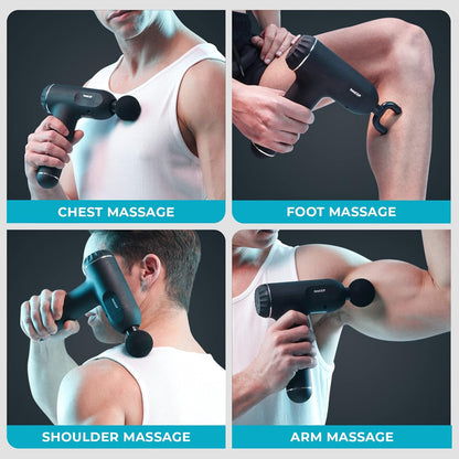 beatXP Bolt Deep Tissue Massage Gun | Percussion Muscle Massager for Full Body Pain Relief