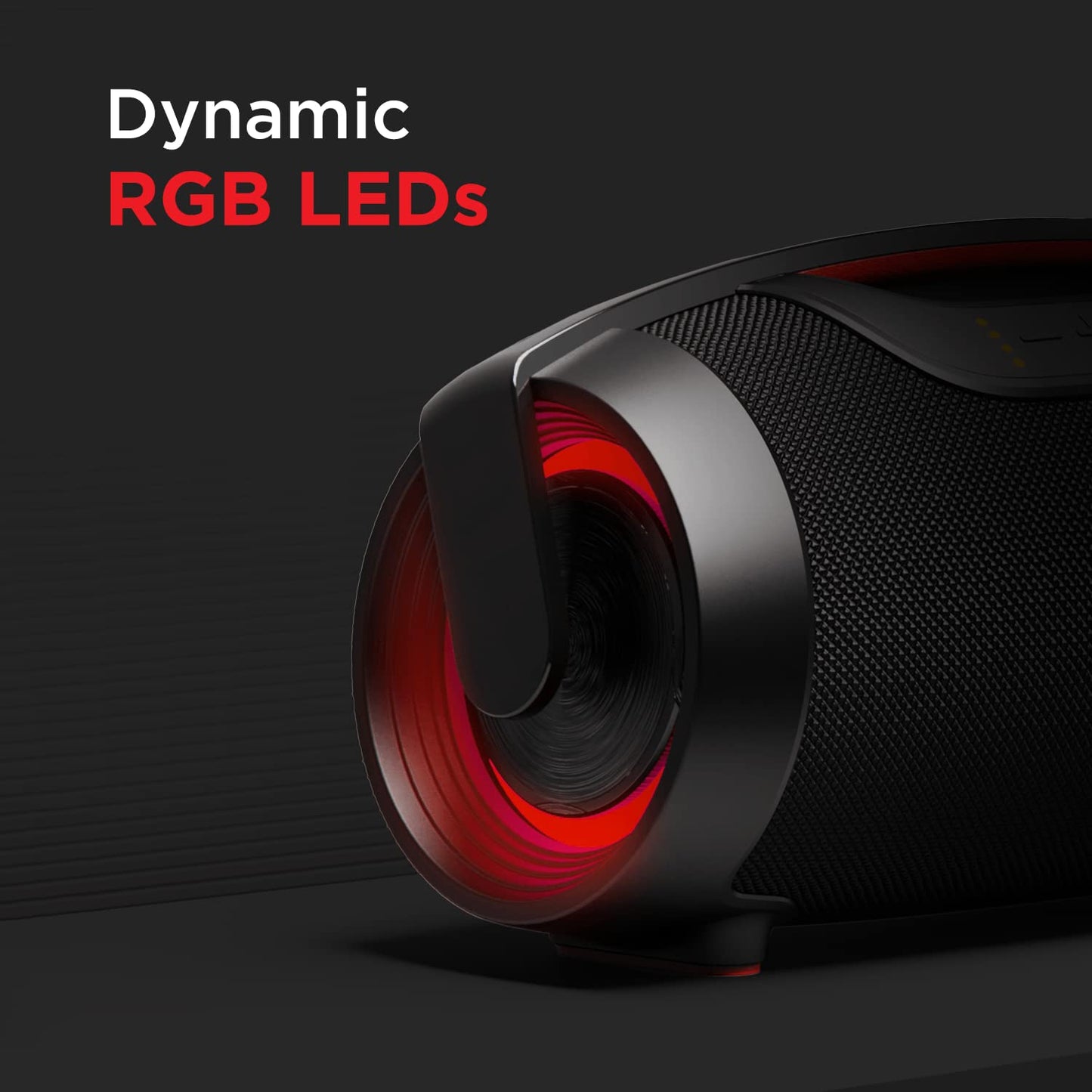 boAt Stone 1450 Portable Wireless Speaker with 40W RMS Signature Sound, RGB LEDs, TWS Feature