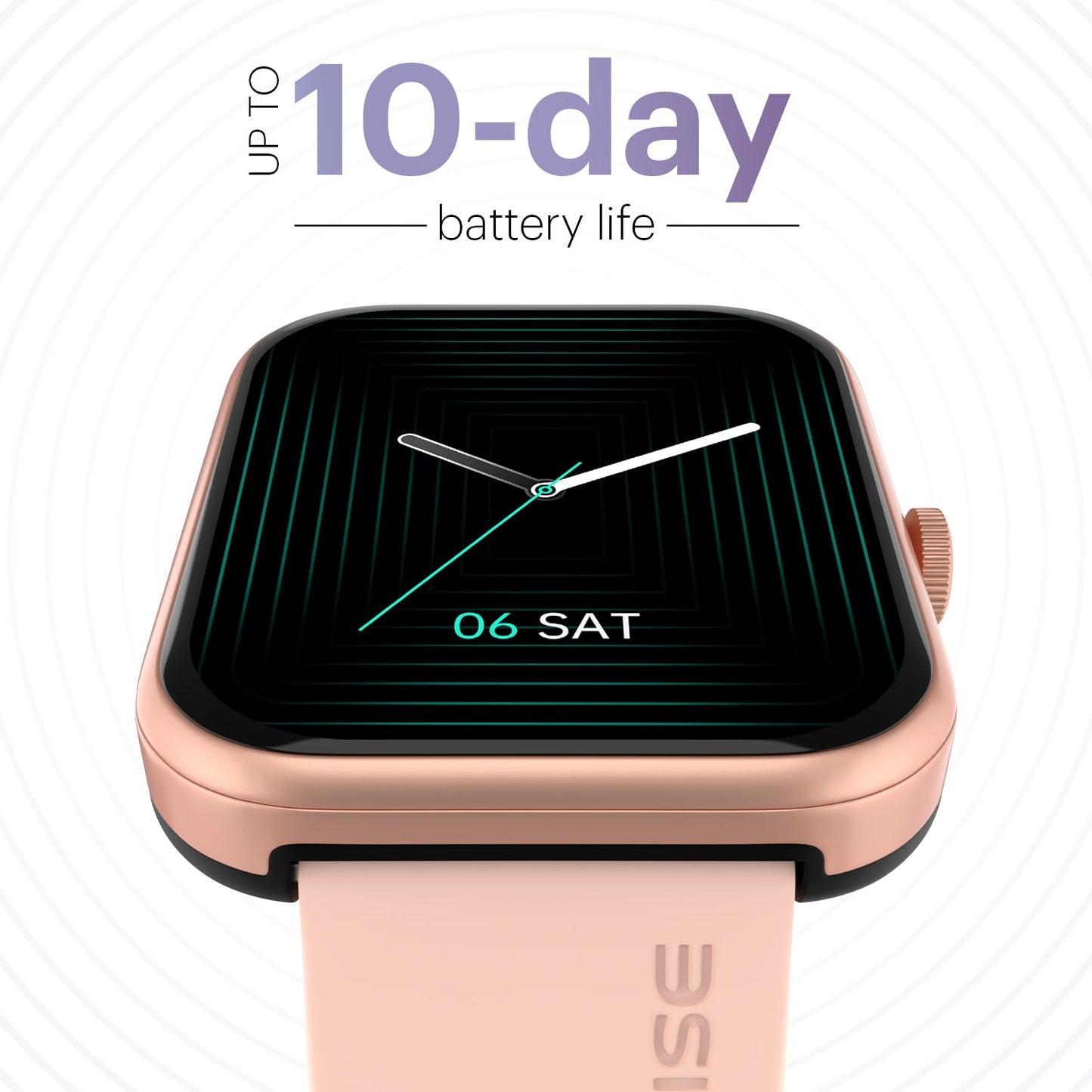 Noise Pulse 2 Max 1.85" Display, Bluetooth Calling Smart Watch, 10 Days Battery, 550 NITS Brightness, Smart DND, 100 Sports Modes, Smartwatch for Men and Women (Jet Black)