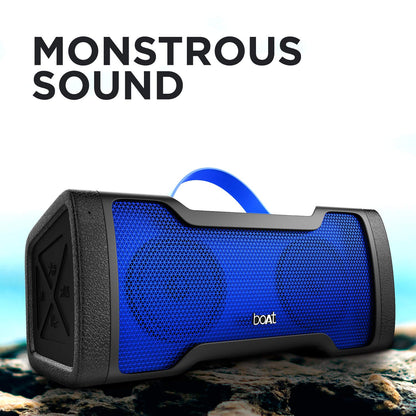 Boat Stone 1000 14W Bluetooth Speaker with 8 Hours Playback, Bluetooth v5.0, IPX5 Water Resistance(Blue)