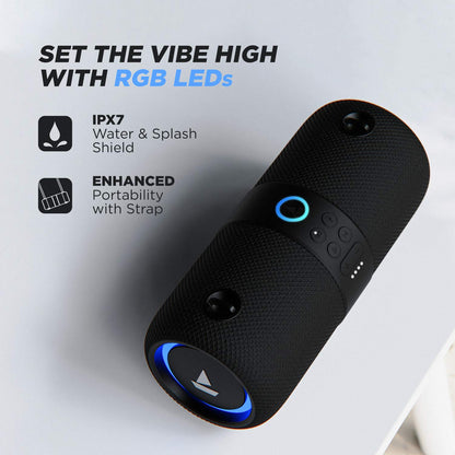 Boat Stone 1208 Bluetooth Speaker with Upto 9 Hours Playback, RGB LEDs