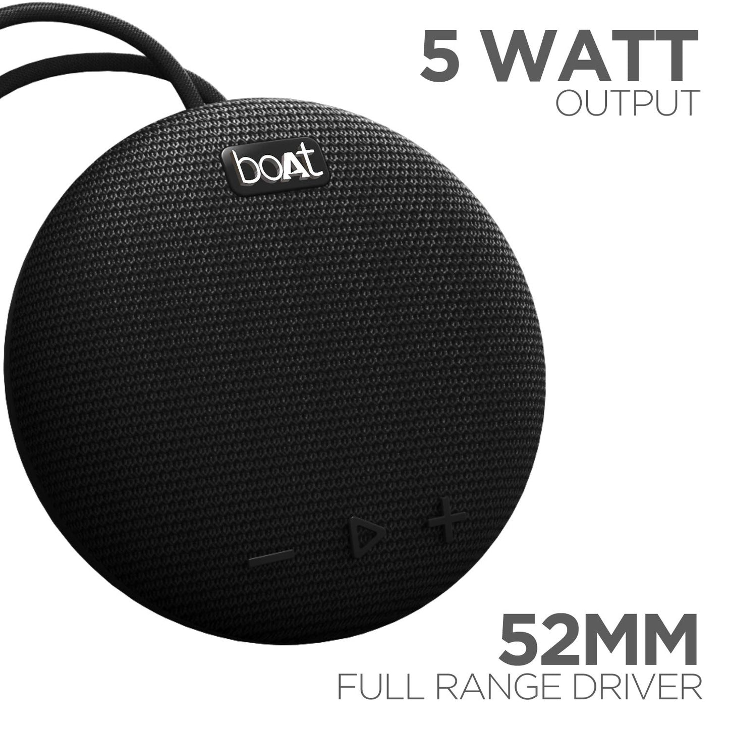 boAt Stone 190: Made in India 5W Bluetooth Speaker(Black Indi)