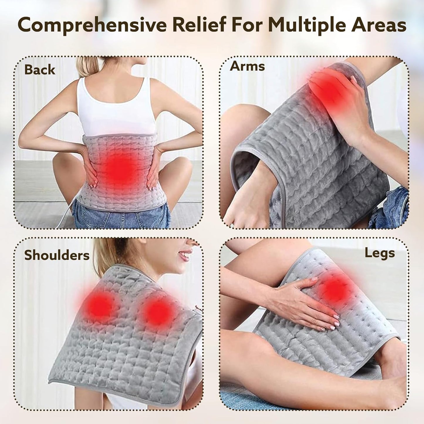 AGARO Ortho Electric Heating Pad, Orthopaedic Heating Belt with Temperature Controller