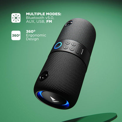 Boat Stone 1208 Bluetooth Speaker with Upto 9 Hours Playback, RGB LEDs