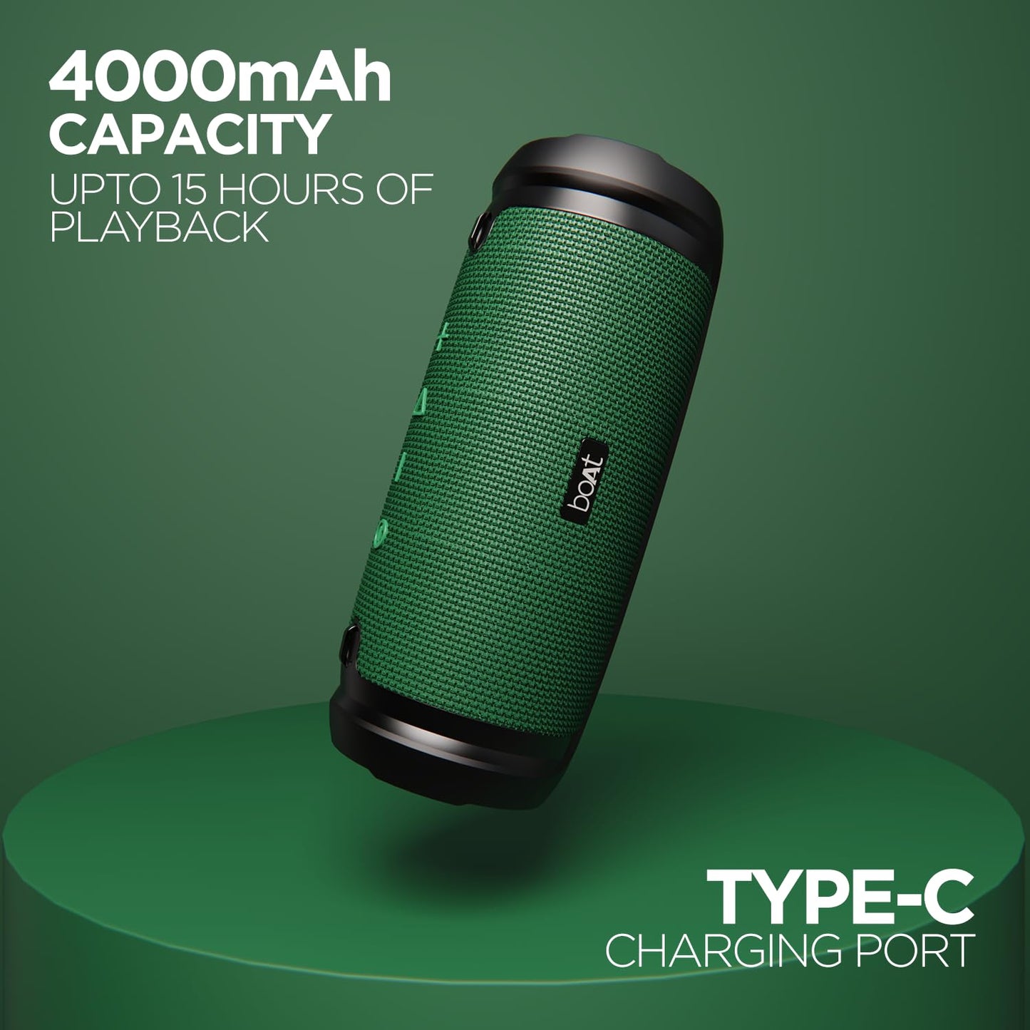 boAt Stone 1500 40W Portable Wireless Speaker with Roaring Sound, Dual EQs, Type-C Charging, Up to 8H Playback