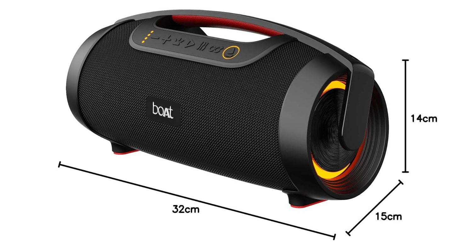 boAt Stone 1450 Portable Wireless Speaker with 40W RMS Signature Sound, RGB LEDs, TWS Feature