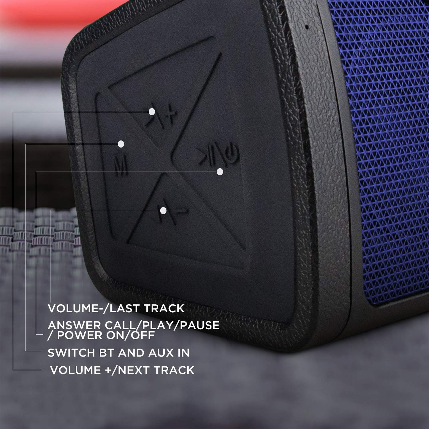 Boat Stone 1000 14W Bluetooth Speaker with 8 Hours Playback, Bluetooth v5.0, IPX5 Water Resistance(Blue)